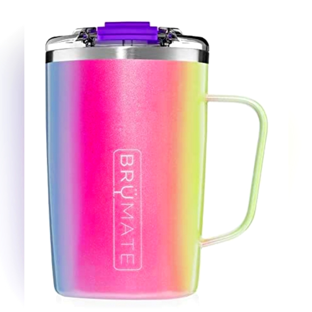 BRÜMATE Toddy 16oz in Glitter Rainbow 🌈